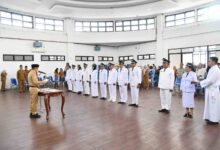 Wabup Boltim Argo Sumaiku lantik 11 Penjabat (Pj) Kepala Desa atau Sangadi