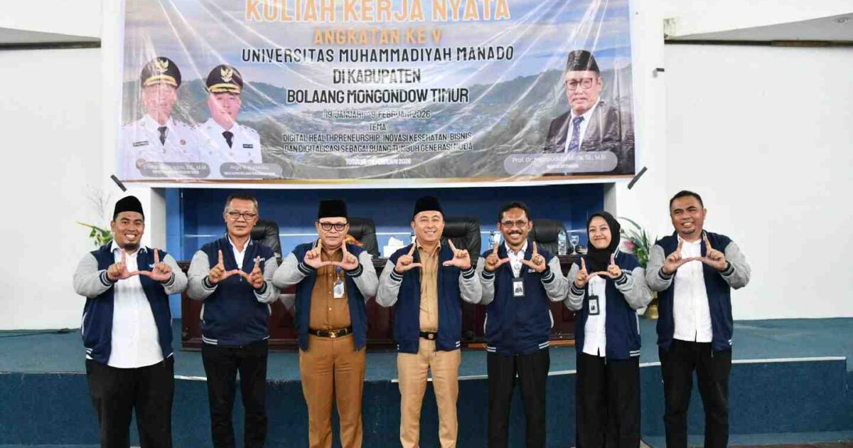 Wabup Argo Sumaiku menghadiri penarikan KKN UMM di Boltim tahun 2026