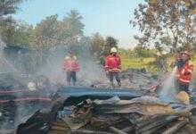 Kebakaran Desa Liba Tompaso Minahasa