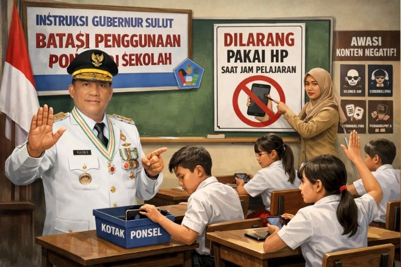 Pembatasan penggunaan ponsel di sekolah
