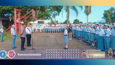 Penyuluhan Kamtibmas Polres Tomohon di sekolah