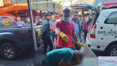 Pria Ditemukan Meninggal di Pasar Tomohon