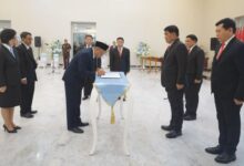 Zainnudin Hilimi resmi dilantik sebagai Kadis Kominfo Sulut