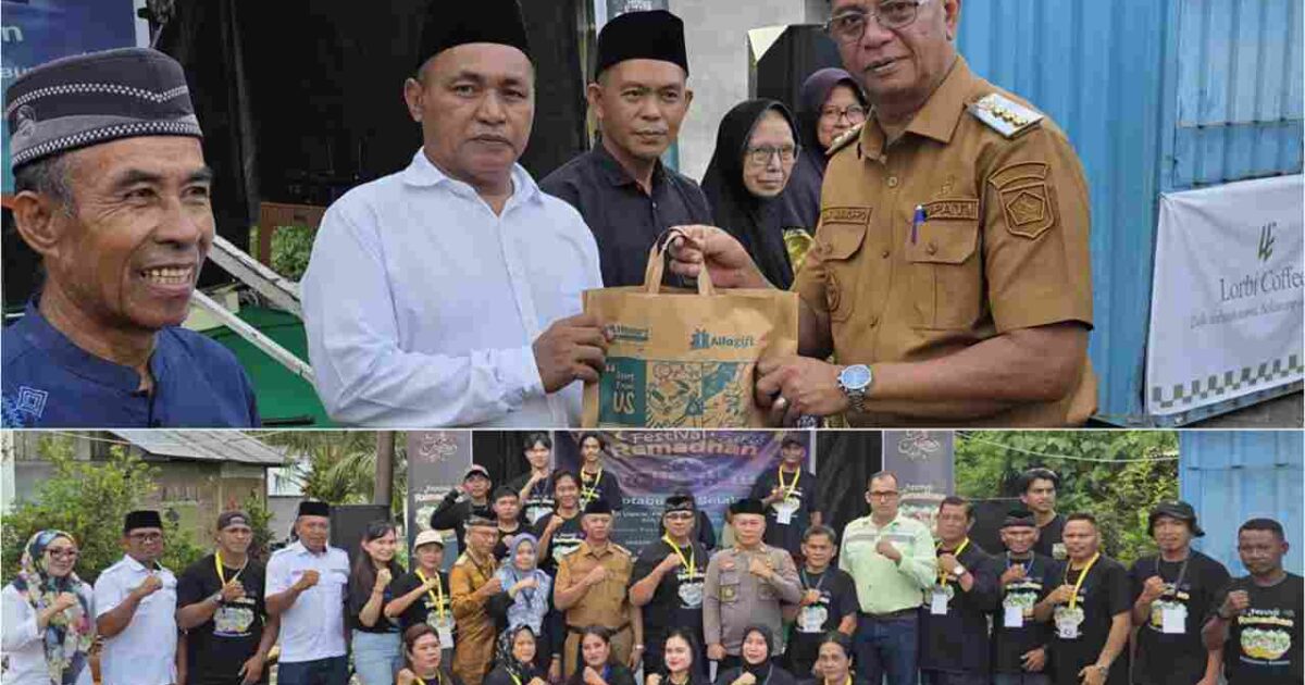 Bupati Boltim Oskar Manoppo membuka Festival Ramadhan dan Pasar senggol Kotabunan