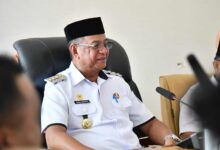 Kolaborasi Pemkab Boltim GMIBM di ruang rapat Bupati
