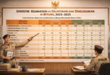 laporan kejahatan Kota Bitung 2025