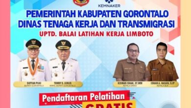 pelatihan kerja gratis BLK Limboto
