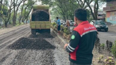perbaikan Jalan Soekarno Sulut
