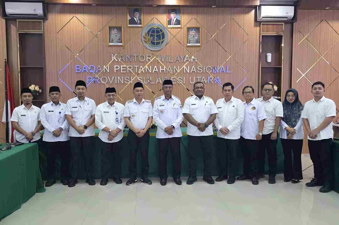 Rapat sinergi Pemkab Boltim dan BPN untuk percepatan pembangunan