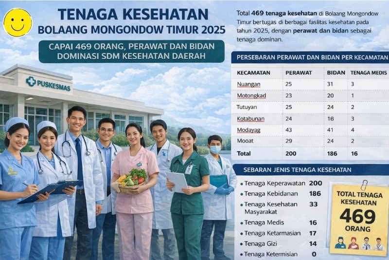 tenaga kesehatan Bolaang Mongondow Timur 2025