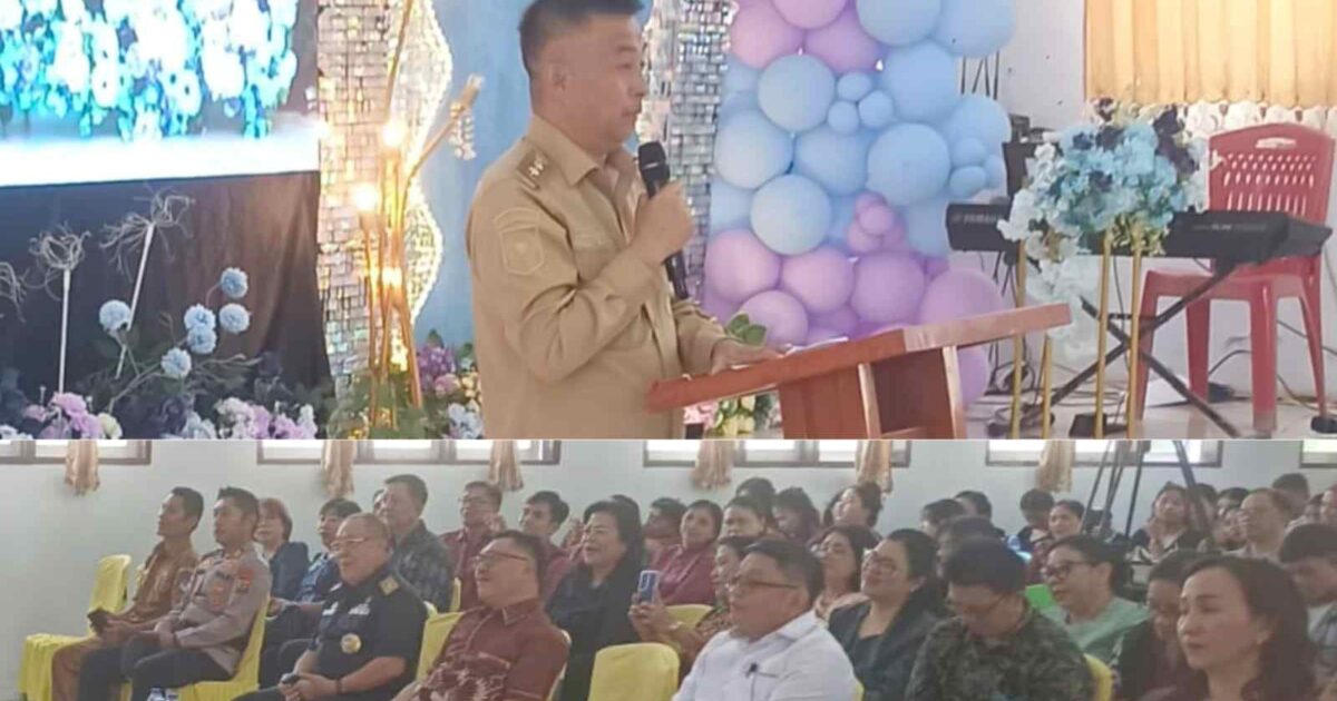 Wakil Bupati Boltim Argo Vinsensius Sumaiku menghadiri HUT ke-72 Yayasan Pendidikan GMIBM