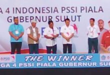 PERSMA 1960 Manado juara Piala Gubernur
