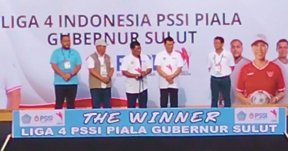 PERSMA 1960 Manado juara Piala Gubernur