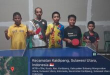 PPLPD tenis meja Bolaang Mongondow Utara