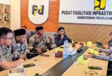 Bupati Boltim Oskar Manoppo saat audiensi di Kementerian PU