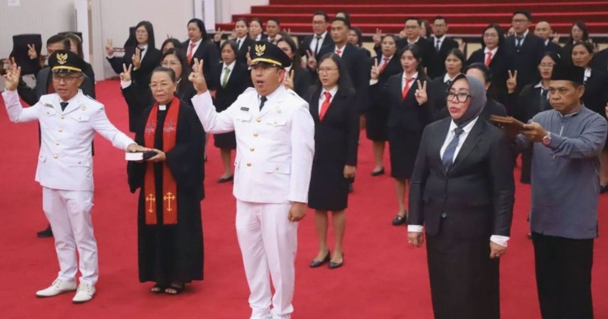 pelantikan pejabat Minahasa Tenggara 2026