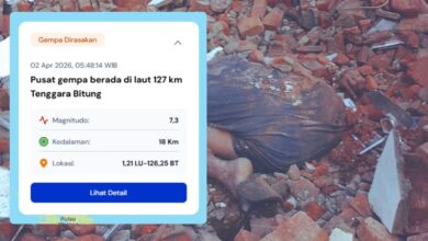 peringatan tsunami Sulawesi Utara