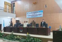 DPRD Boltim menggelar rapat paripurna LKPJ 2025