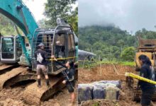 Polres Boltim menertibkan aktivitas PETI di kawasan hutan Garini