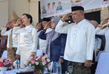 Ketua DPRD Boltim Samsudin Dama menghadiri upacara Harganas ke-33 Tahun 2026