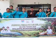 Pemkab Boltim melepas kontingen untuk mengikuti PENAS 2026 di Gorontalo