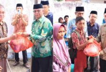 Bupati Oskar Manoppo dan Wakil Bupati Argo Sumaiku saat kunjungan kerja di Kecamatan Tutuyan dan Kotabunan.