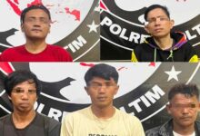 Polres boltim amankan lima terduga pelaku dalam pengungkapan jaringan sabu lintas daerah