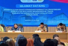Wabup Boltim Argo Vinsensius Sumaiku menegaskan kompetensi ASN dalam kenaikan pangkat.